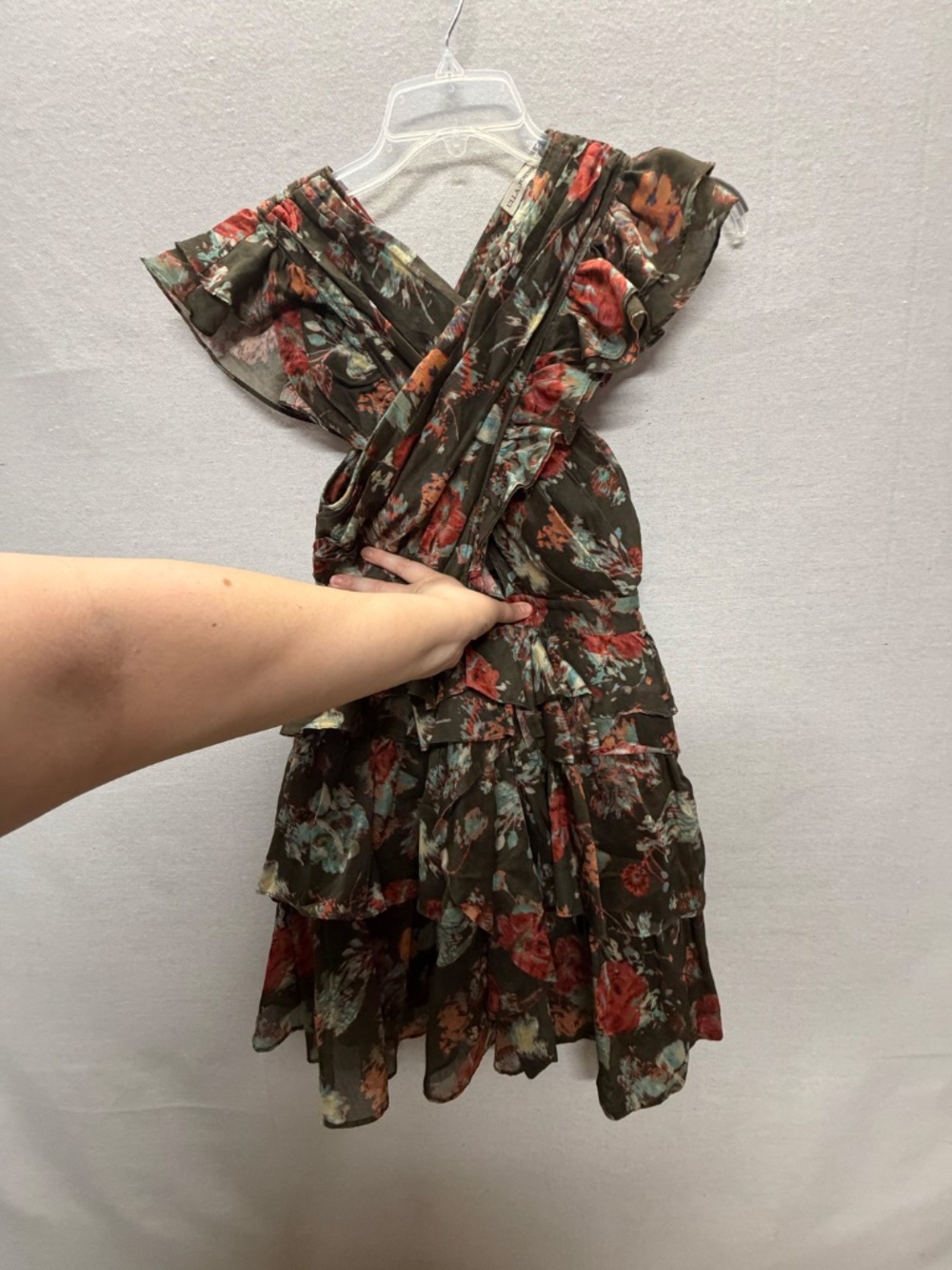 Ulla Johnson Sarafina Ruffle Cutout Minidress - size 2 - Picture 2 of 5
